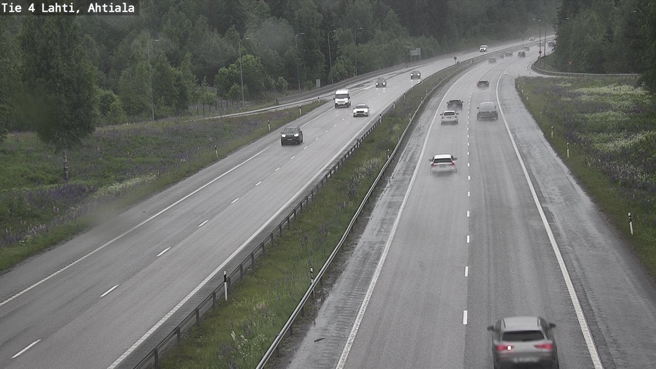 Weather Camera Image Väg 4 Lahti,, Lahti, Päijät-Häme