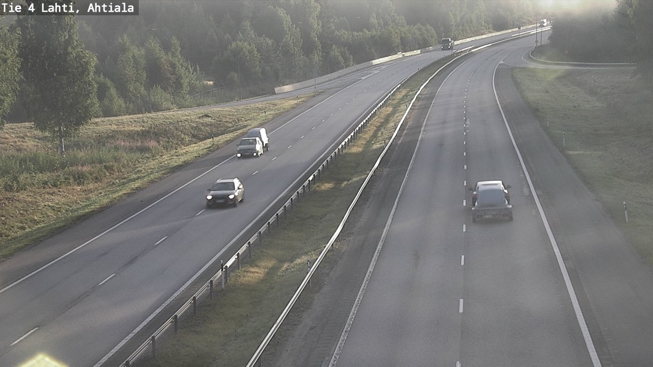 Weather Camera Image Road 4 Lahti, Ahtiala, Lahti, Päijät-Häme