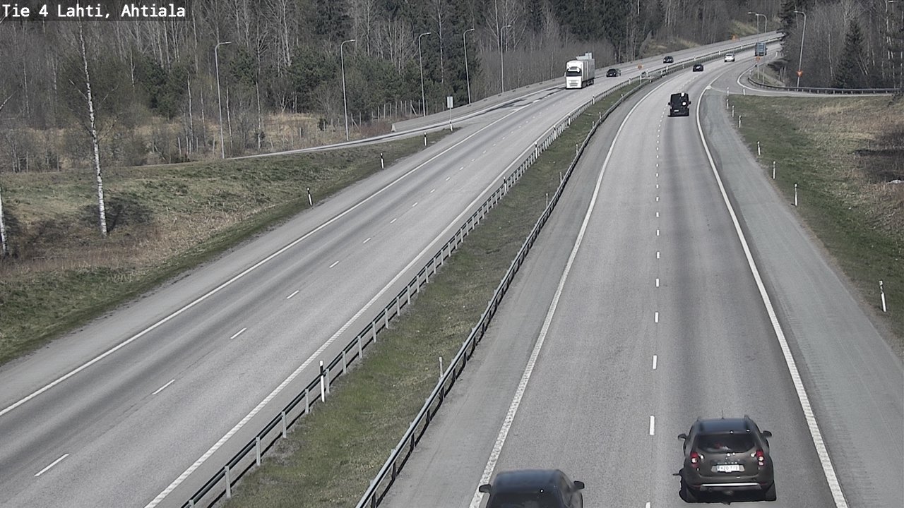 Weather Camera Image Väg 4 Lahti,, Lahti, Päijät-Häme