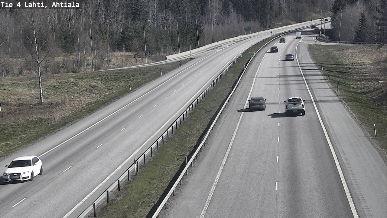 Weather Camera Image Väg 4 Lahti,, Lahti, Päijät-Häme