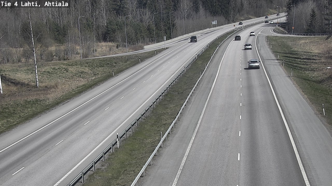 Weather Camera Image Väg 4 Lahti,, Lahti, Päijät-Häme