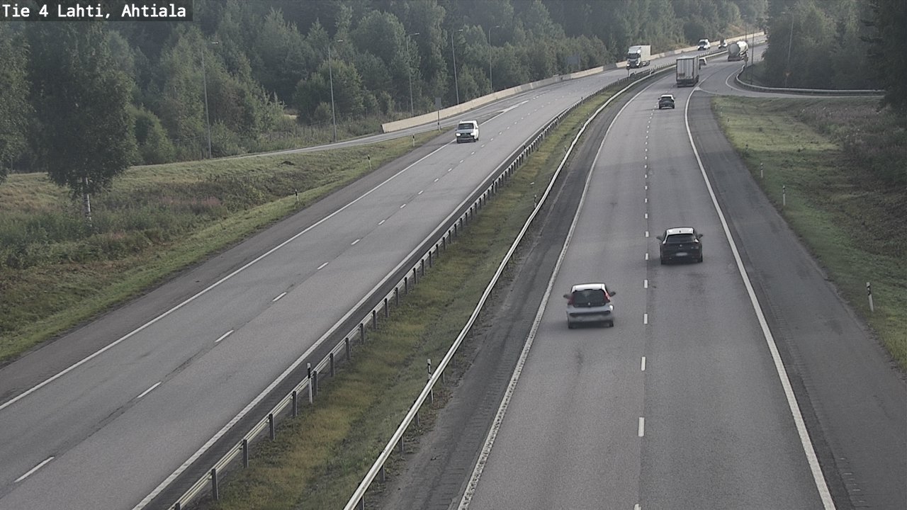 Weather Camera Image Road 4 Lahti, Ahtiala, Lahti, Päijät-Häme