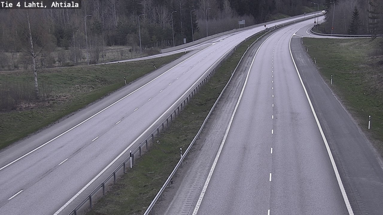 Weather Camera Image Road 4 Lahti, Ahtiala, Lahti, Päijät-Häme
