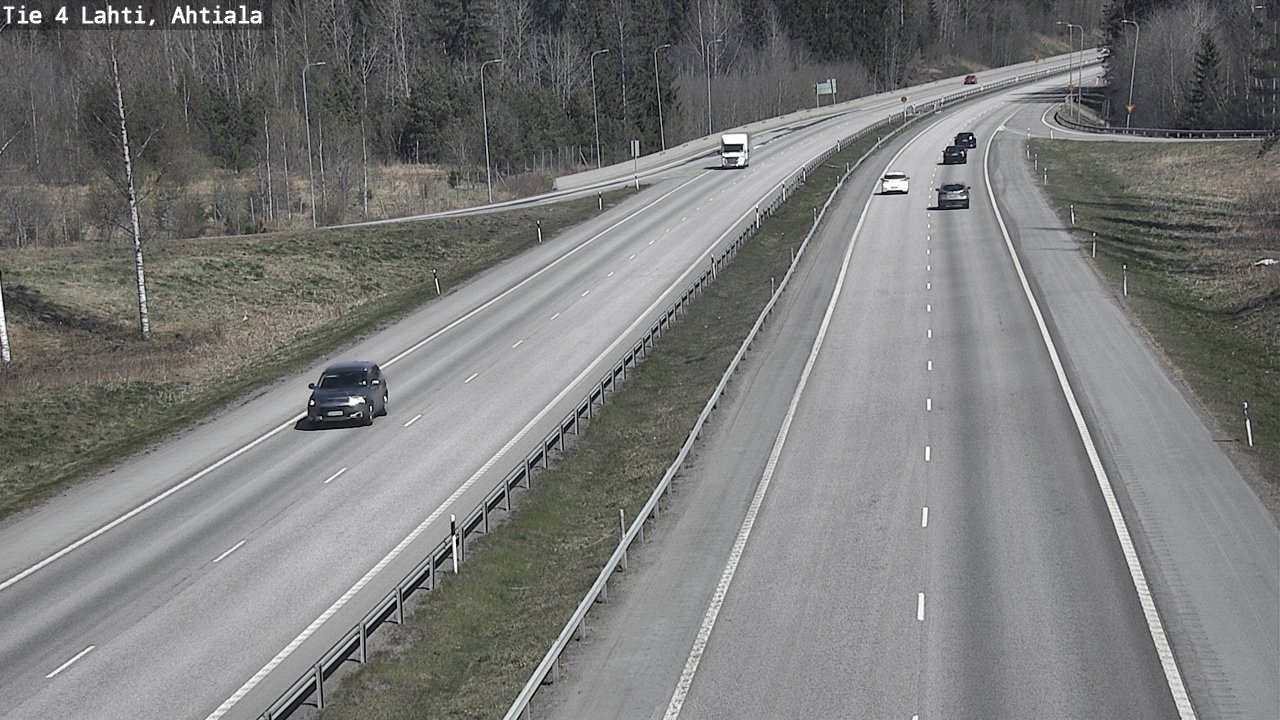 Weather Camera Image Väg 4 Lahti,, Lahti, Päijät-Häme