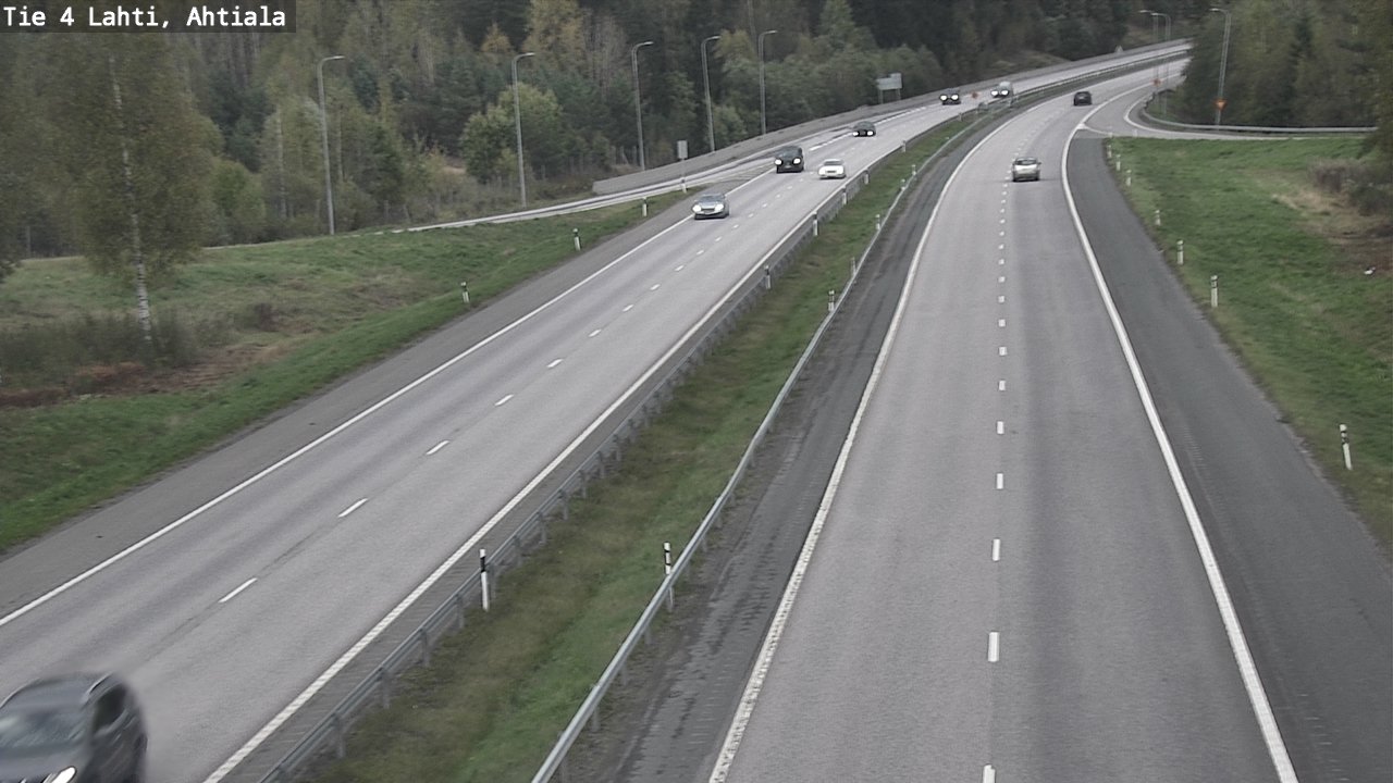 Weather Camera Image Väg 4 Lahti,, Lahti, Päijät-Häme