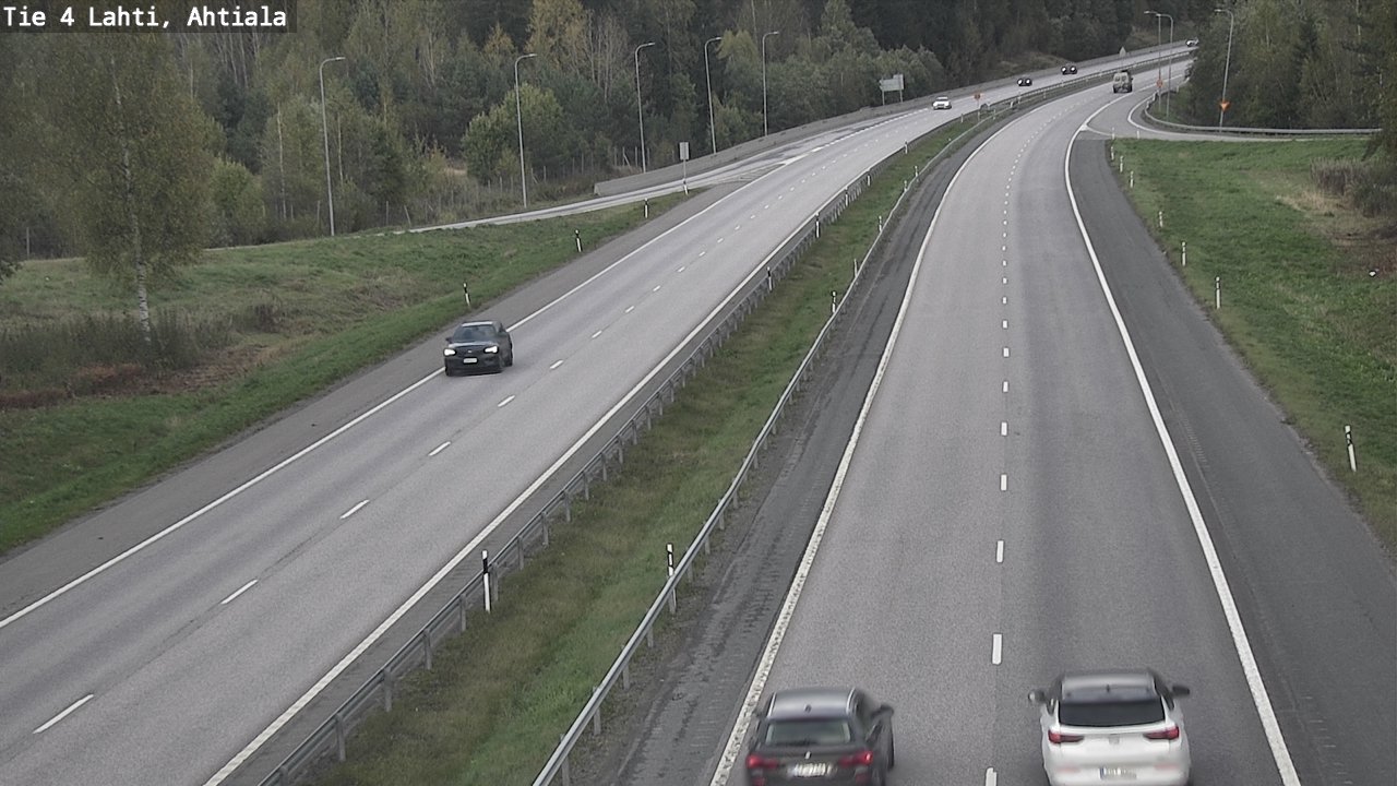 Weather Camera Image Väg 4 Lahti,, Lahti, Päijät-Häme