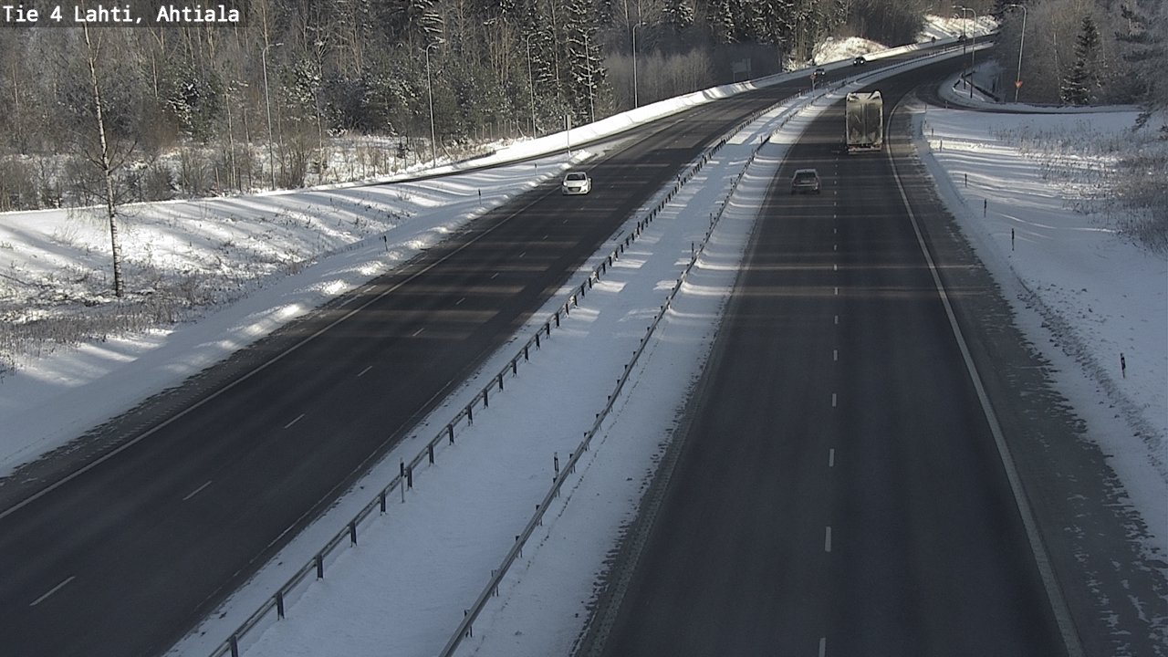 Weather Camera Image Road 4 Lahti, Ahtiala, Lahti, Päijät-Häme