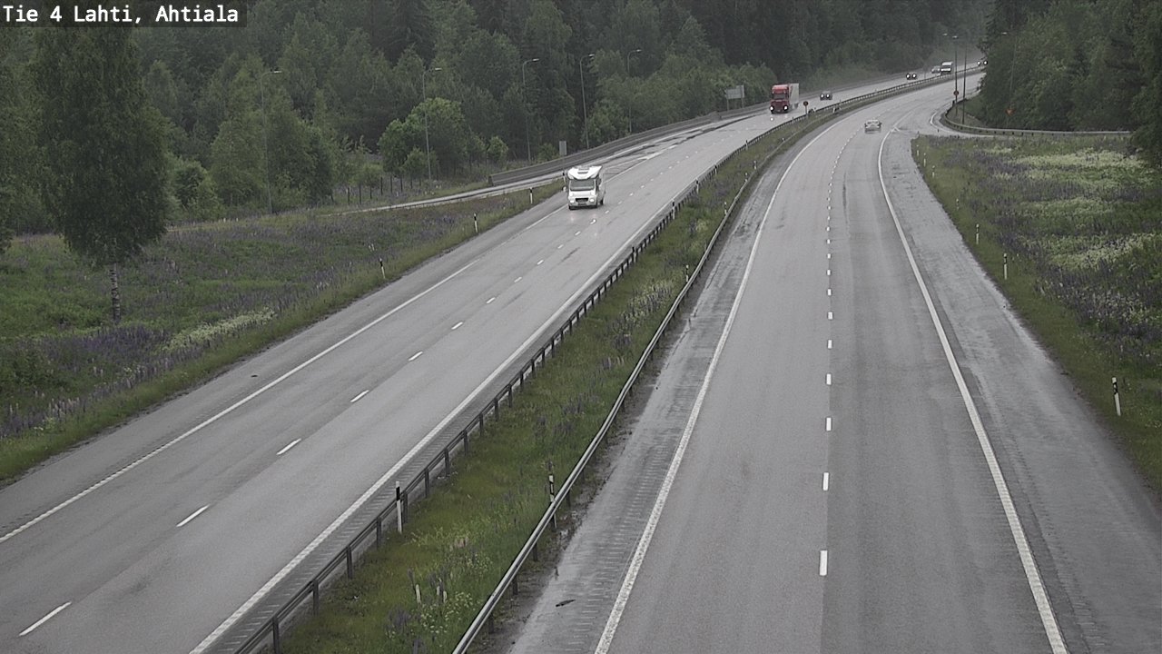 Weather Camera Image Väg 4 Lahti,, Lahti, Päijät-Häme