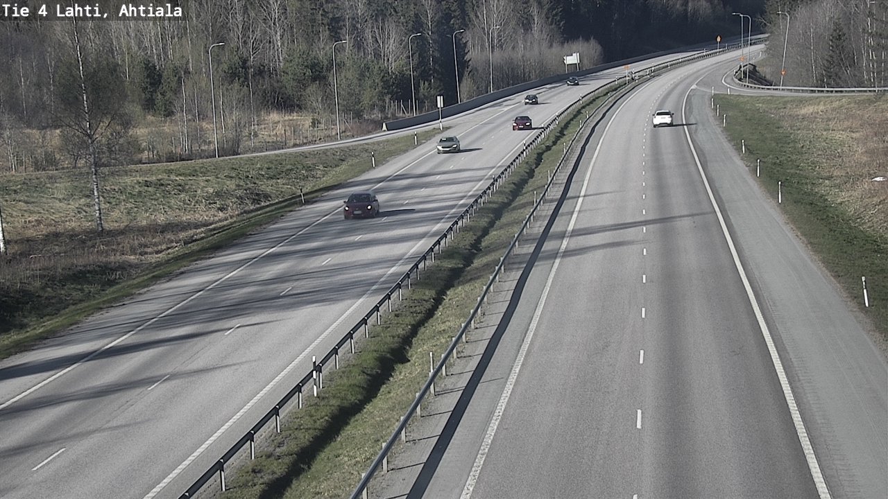 Weather Camera Image Väg 4 Lahti,, Lahti, Päijät-Häme