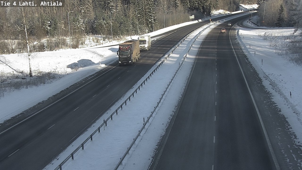 Weather Camera Image Road 4 Lahti, Ahtiala, Lahti, Päijät-Häme