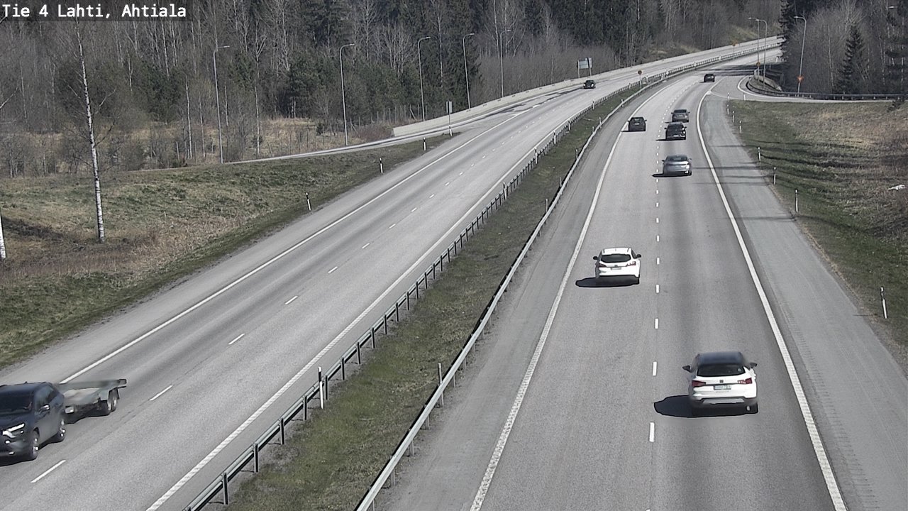 Weather Camera Image Väg 4 Lahti,, Lahti, Päijät-Häme