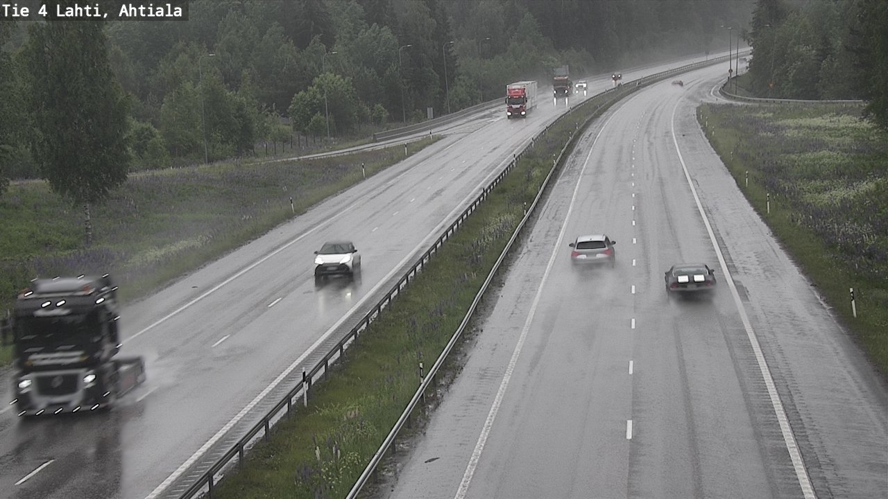 Weather Camera Image Väg 4 Lahti,, Lahti, Päijät-Häme