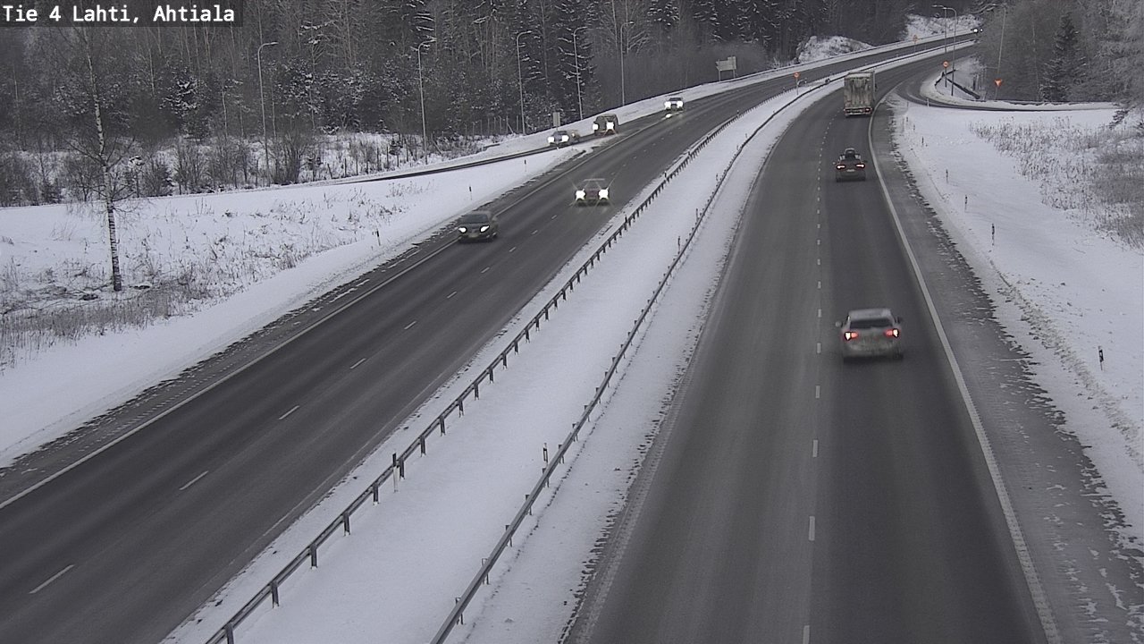 Weather Camera Image Road 4 Lahti, Ahtiala, Lahti, Päijät-Häme