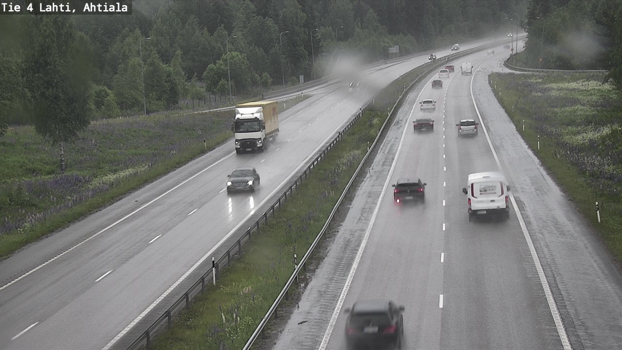 Weather Camera Image Väg 4 Lahti,, Lahti, Päijät-Häme