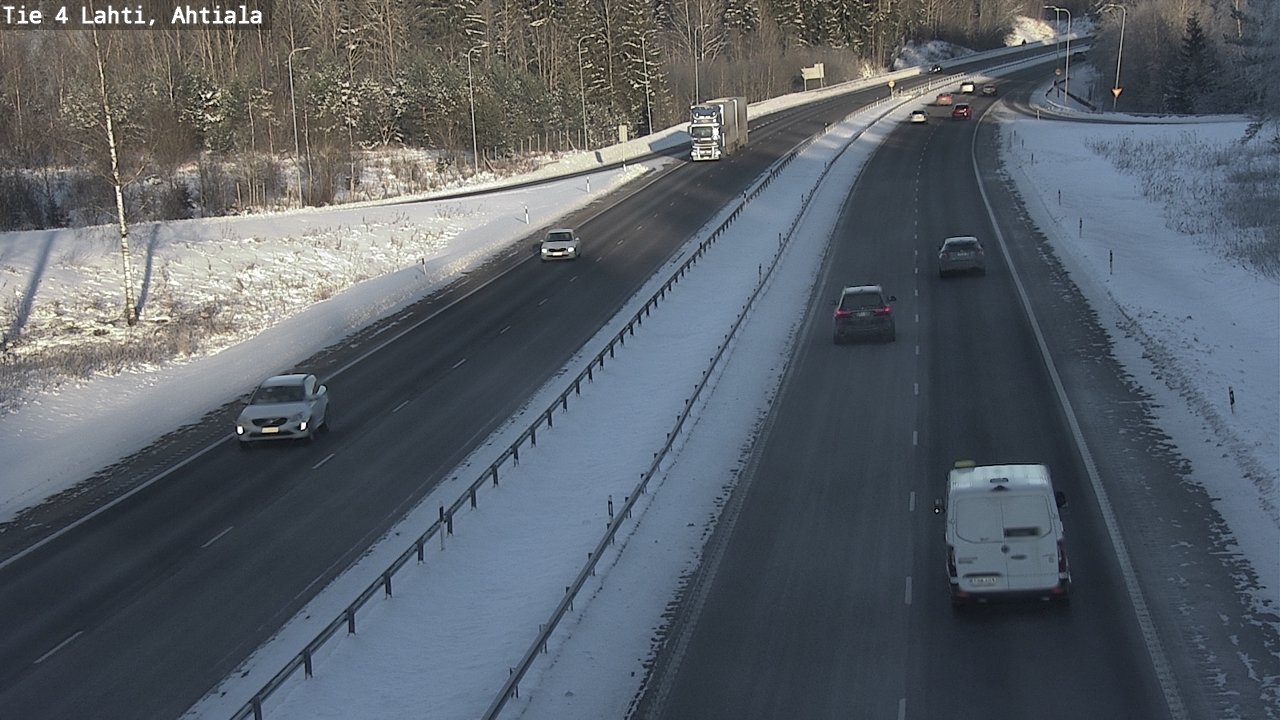 Weather Camera Image Road 4 Lahti, Ahtiala, Lahti, Päijät-Häme