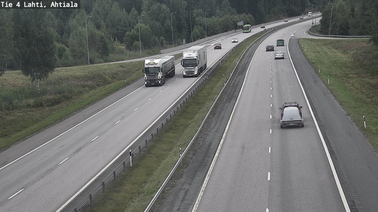 Weather Camera Image Road 4 Lahti, Ahtiala, Lahti, Päijät-Häme