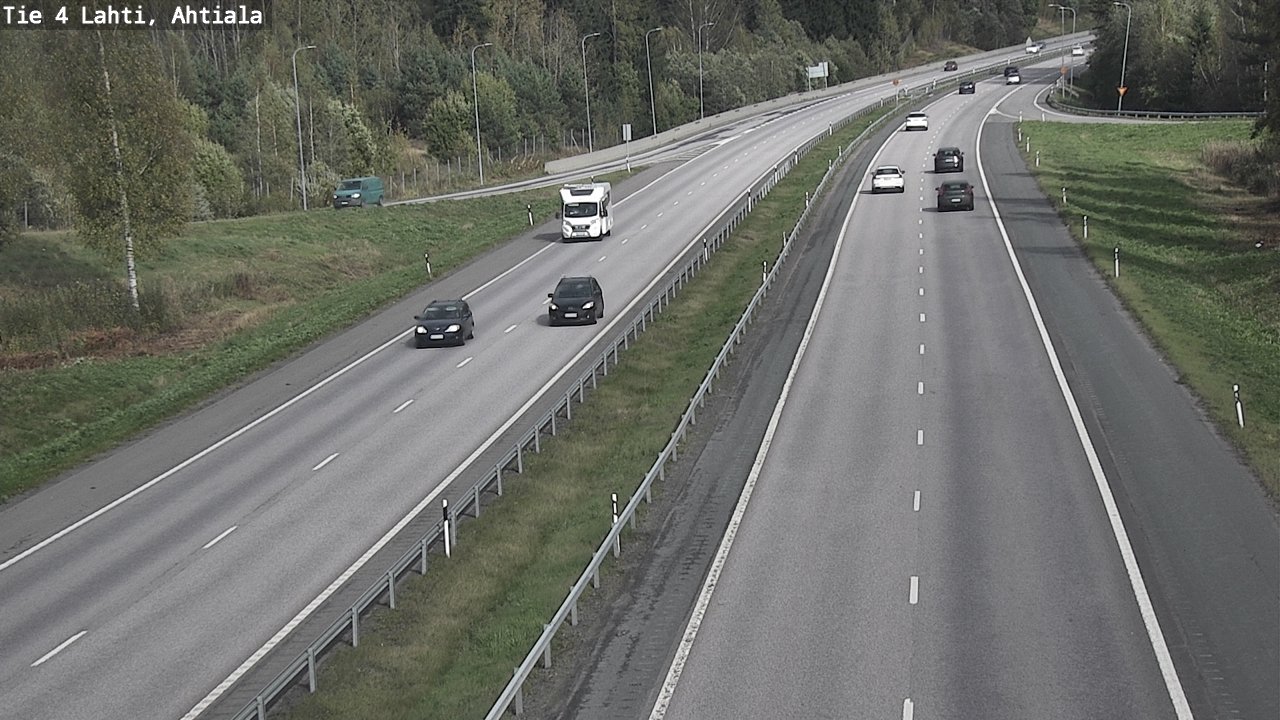 Weather Camera Image Väg 4 Lahti,, Lahti, Päijät-Häme