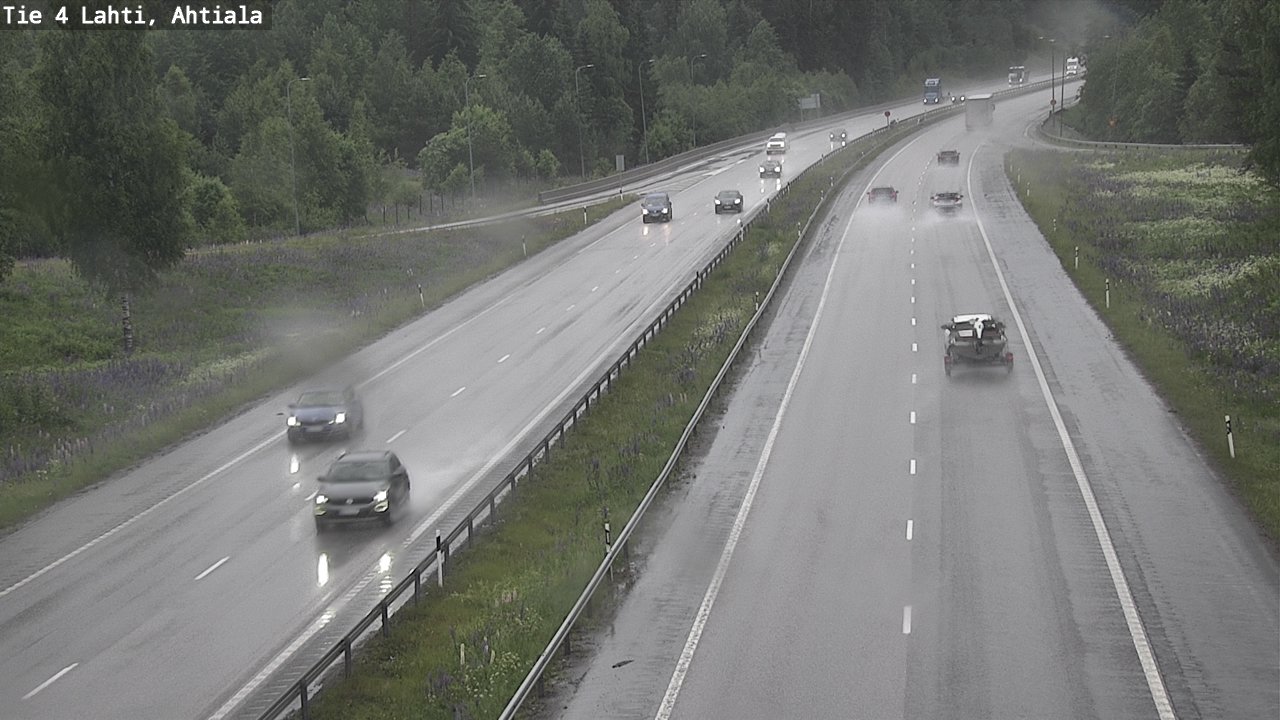 Weather Camera Image Väg 4 Lahti,, Lahti, Päijät-Häme