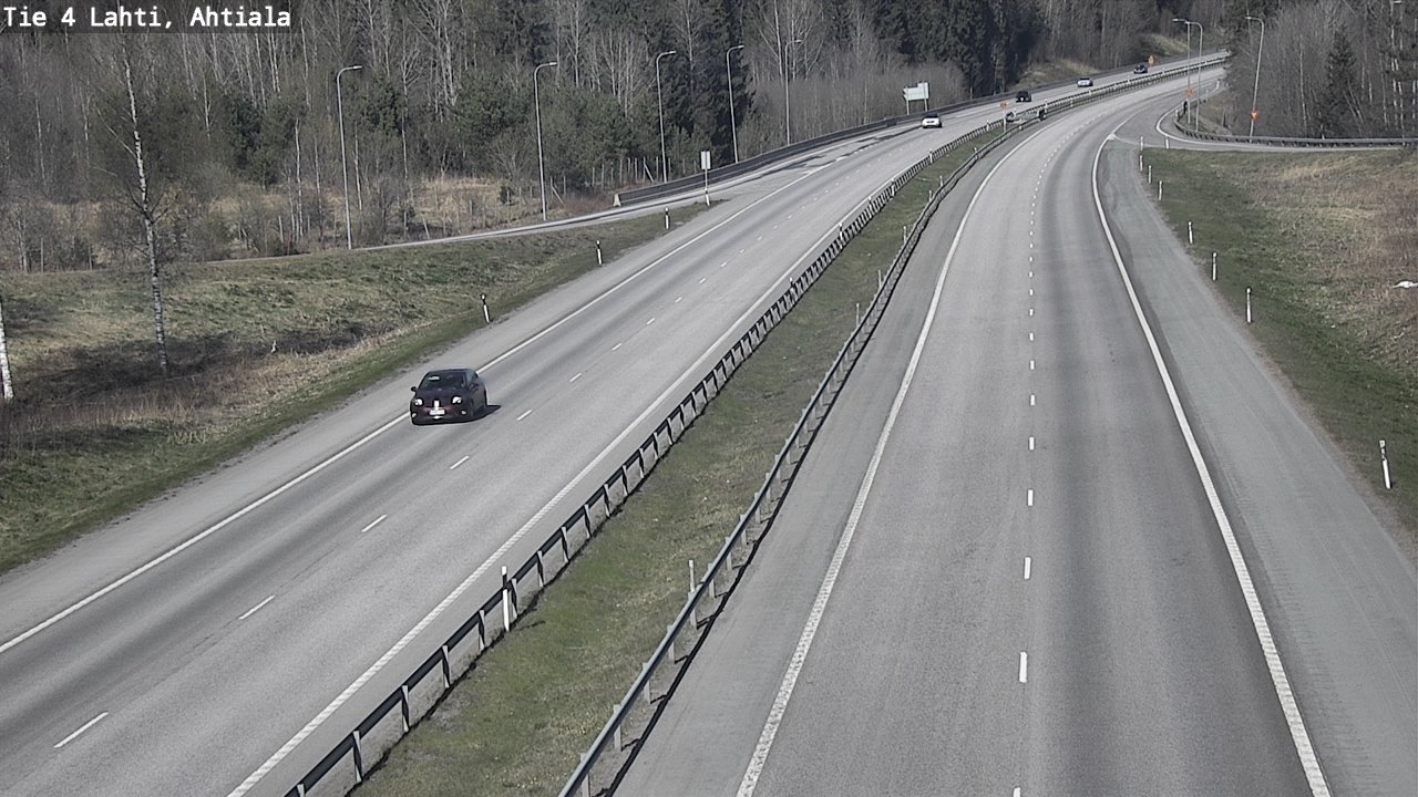 Weather Camera Image Väg 4 Lahti,, Lahti, Päijät-Häme