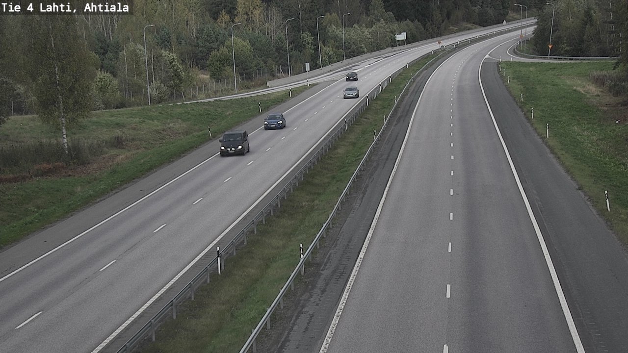 Weather Camera Image Väg 4 Lahti,, Lahti, Päijät-Häme