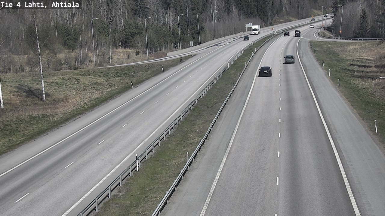 Weather Camera Image Väg 4 Lahti,, Lahti, Päijät-Häme