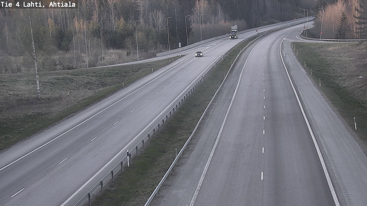 Weather Camera Image Väg 4 Lahti,, Lahti, Päijät-Häme