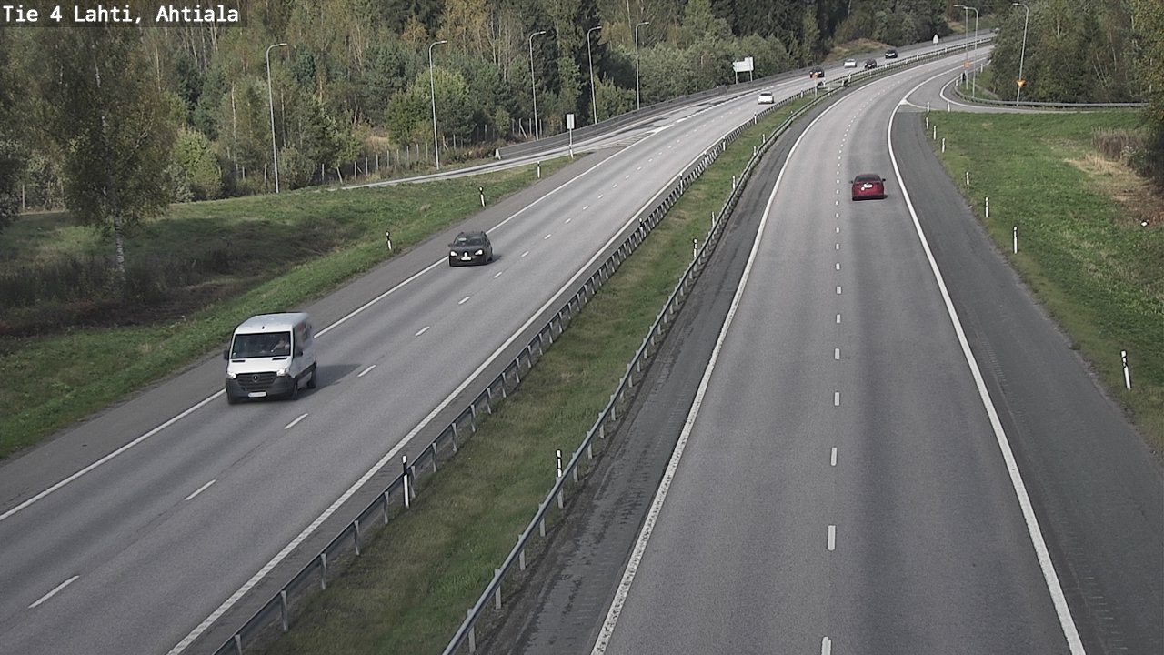 Weather Camera Image Väg 4 Lahti,, Lahti, Päijät-Häme