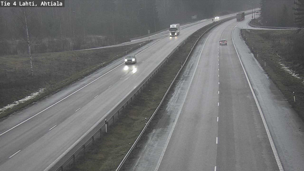Weather Camera Image Väg 4 Lahti,, Lahti, Päijät-Häme