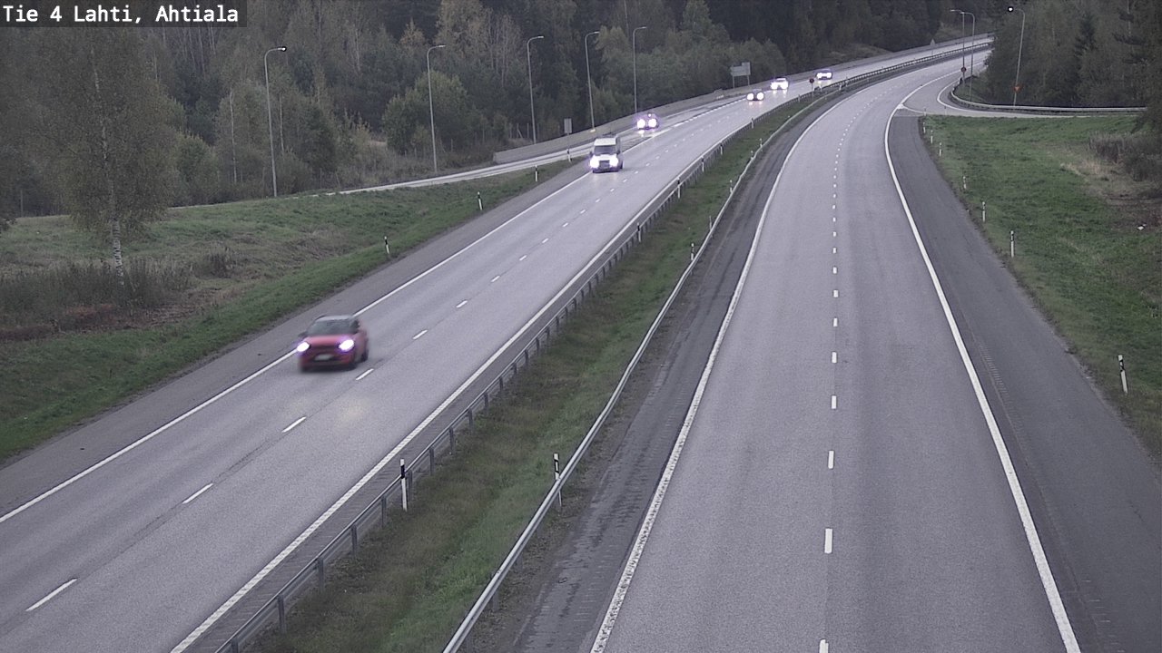 Weather Camera Image Väg 4 Lahti,, Lahti, Päijät-Häme