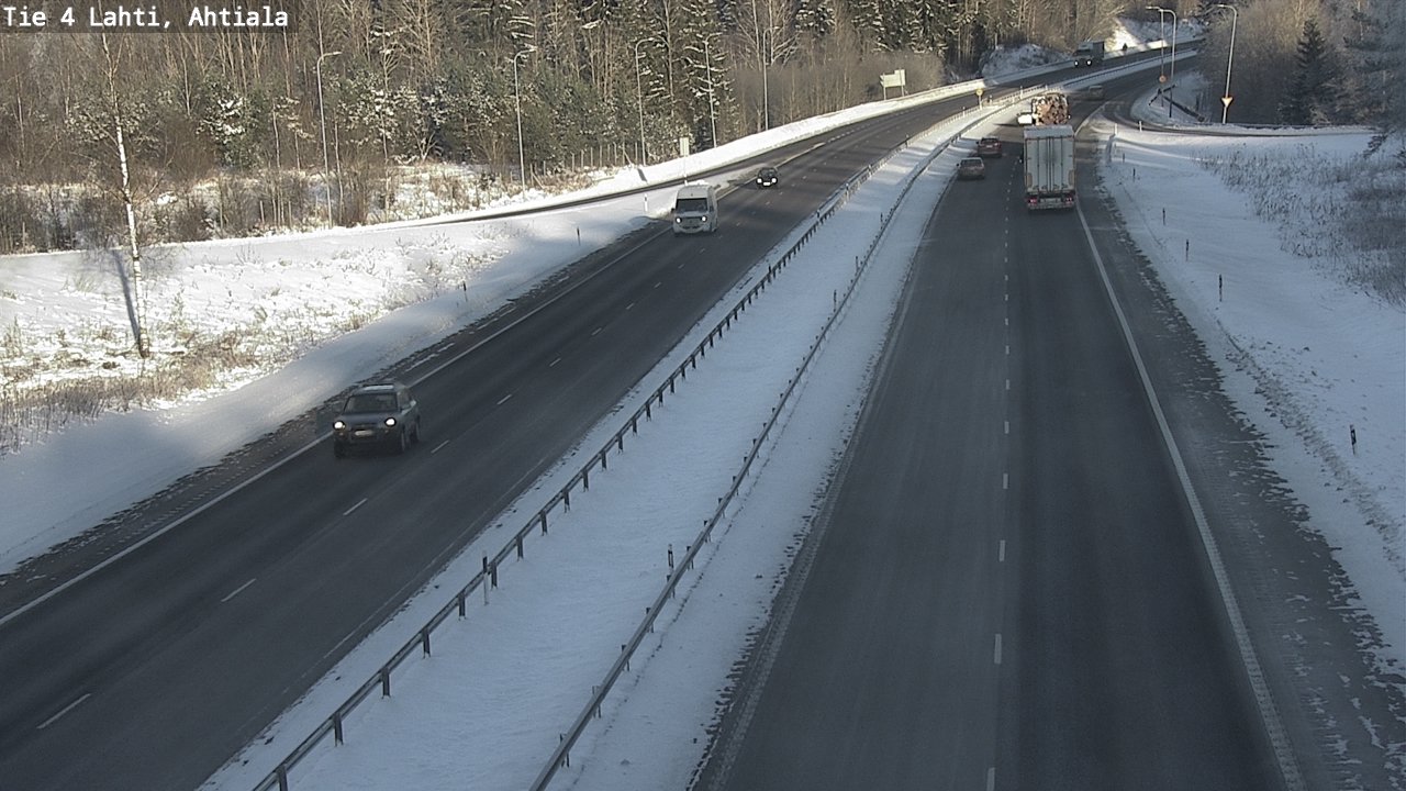 Weather Camera Image Road 4 Lahti, Ahtiala, Lahti, Päijät-Häme