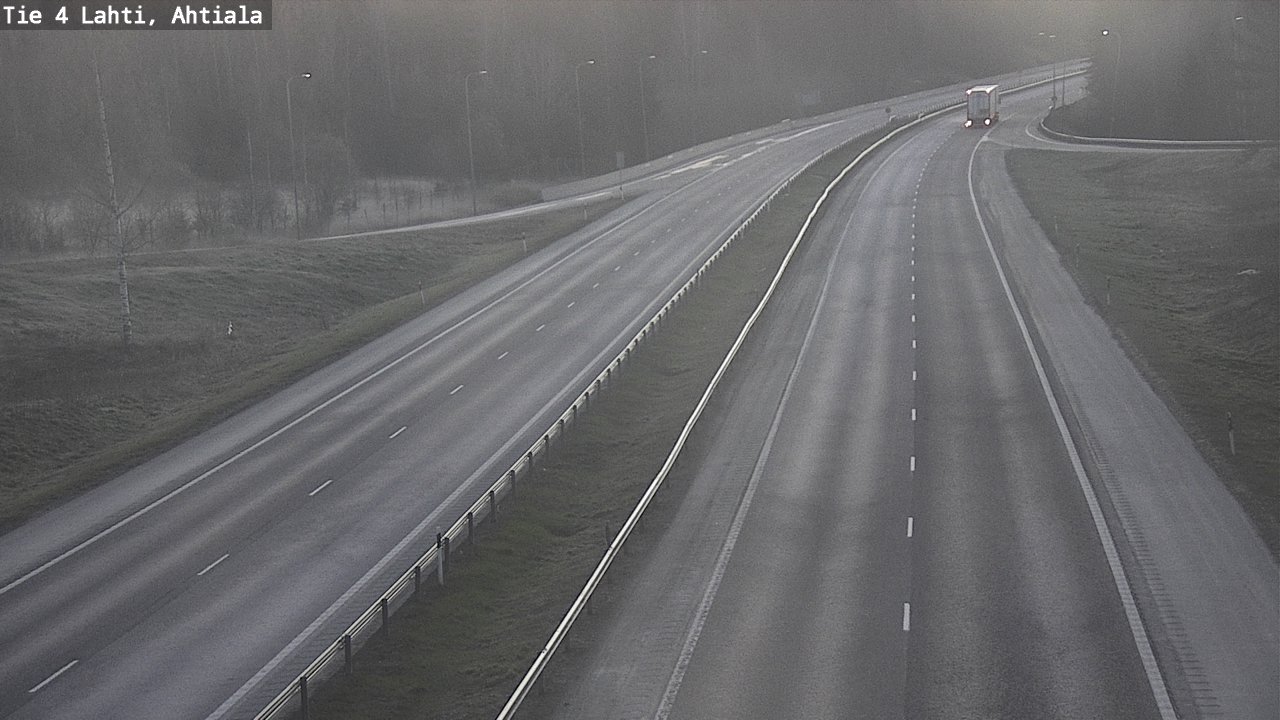 Weather Camera Image Väg 4 Lahti,, Lahti, Päijät-Häme