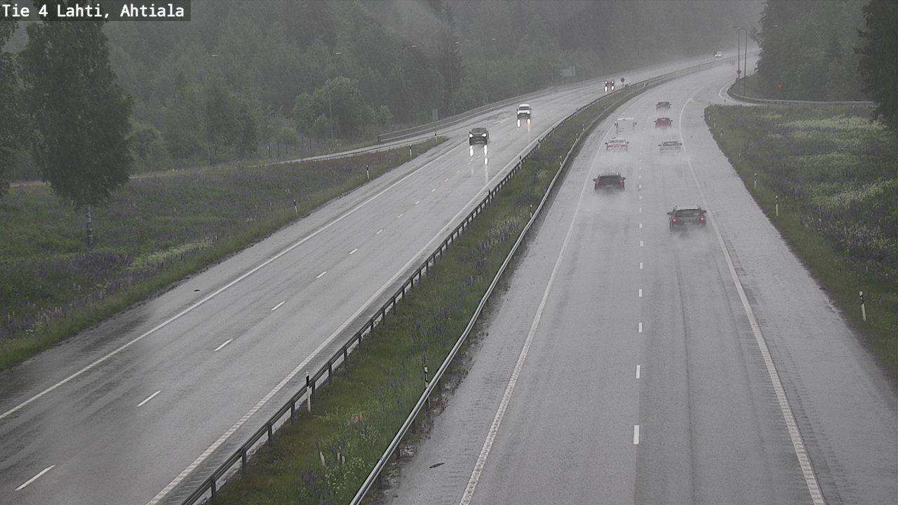 Weather Camera Image Väg 4 Lahti,, Lahti, Päijät-Häme