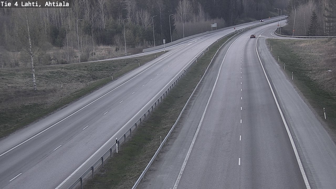 Weather Camera Image Väg 4 Lahti,, Lahti, Päijät-Häme