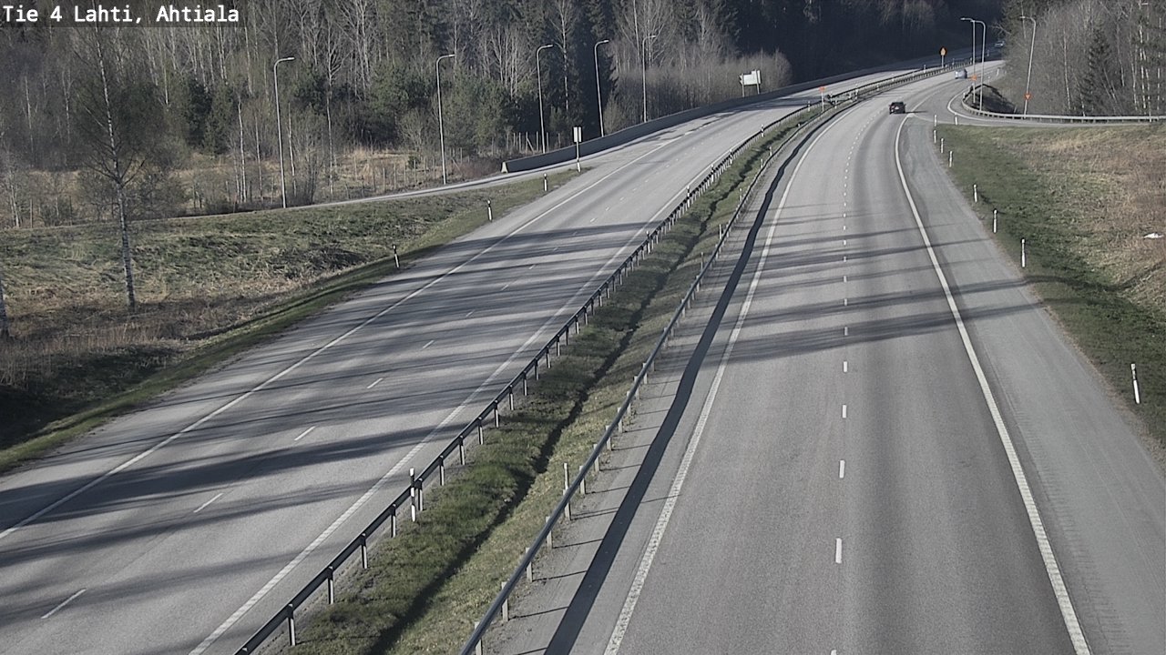 Weather Camera Image Väg 4 Lahti,, Lahti, Päijät-Häme