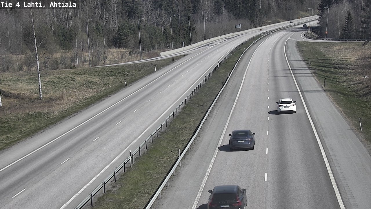 Weather Camera Image Väg 4 Lahti,, Lahti, Päijät-Häme