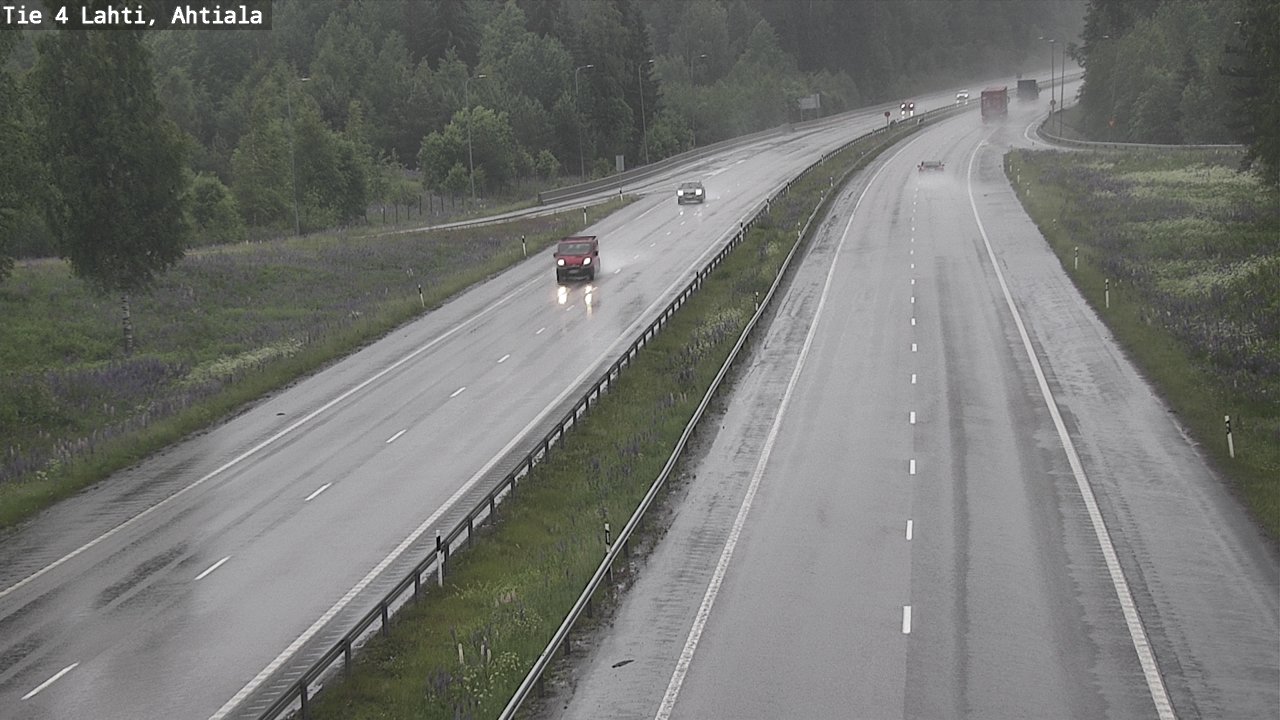 Weather Camera Image Väg 4 Lahti,, Lahti, Päijät-Häme