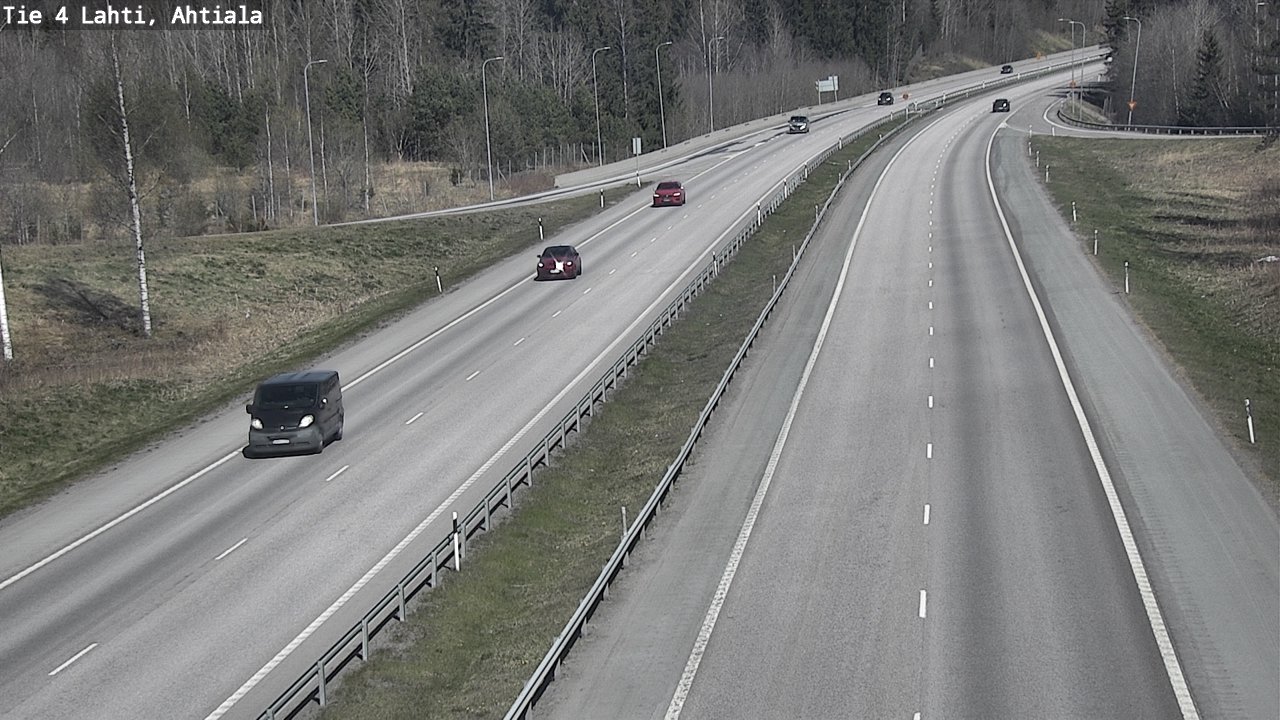 Weather Camera Image Väg 4 Lahti,, Lahti, Päijät-Häme