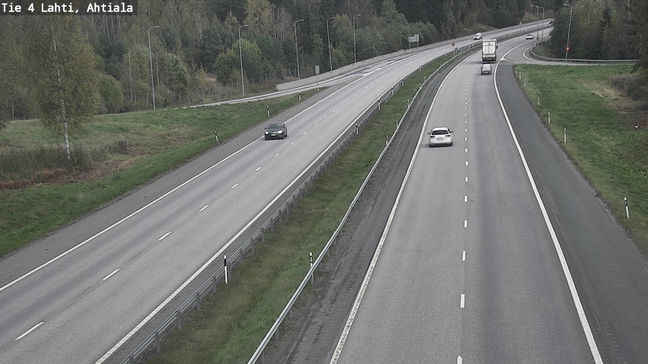 Weather Camera Image Väg 4 Lahti,, Lahti, Päijät-Häme