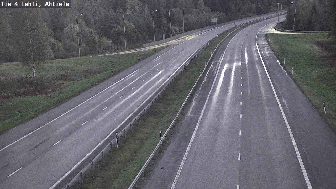 Weather Camera Image Väg 4 Lahti,, Lahti, Päijät-Häme