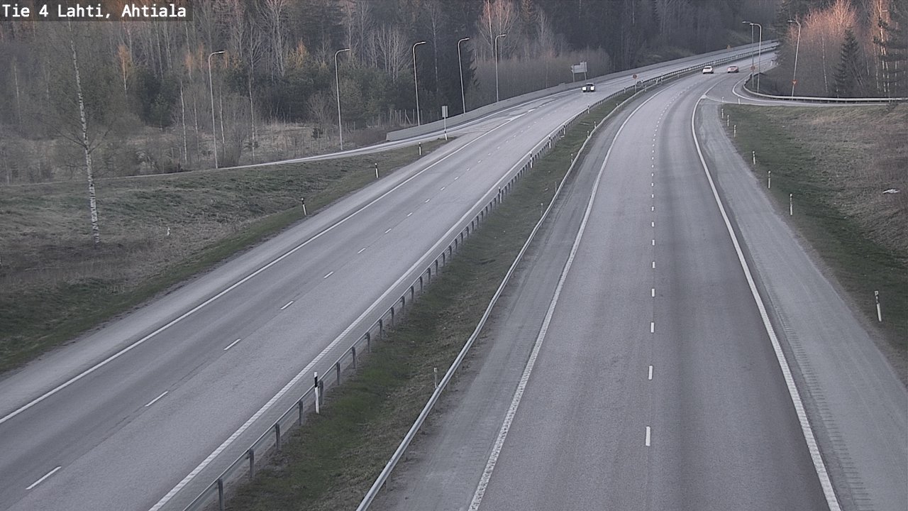 Weather Camera Image Väg 4 Lahti,, Lahti, Päijät-Häme