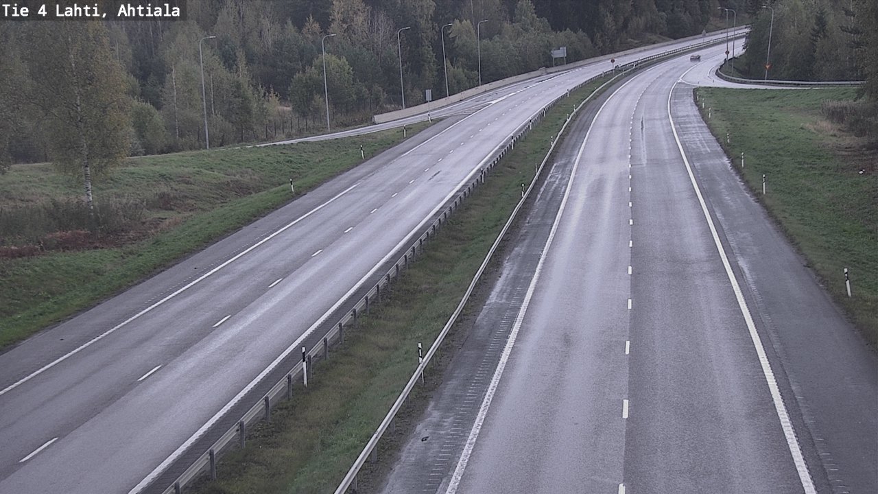 Weather Camera Image Väg 4 Lahti,, Lahti, Päijät-Häme