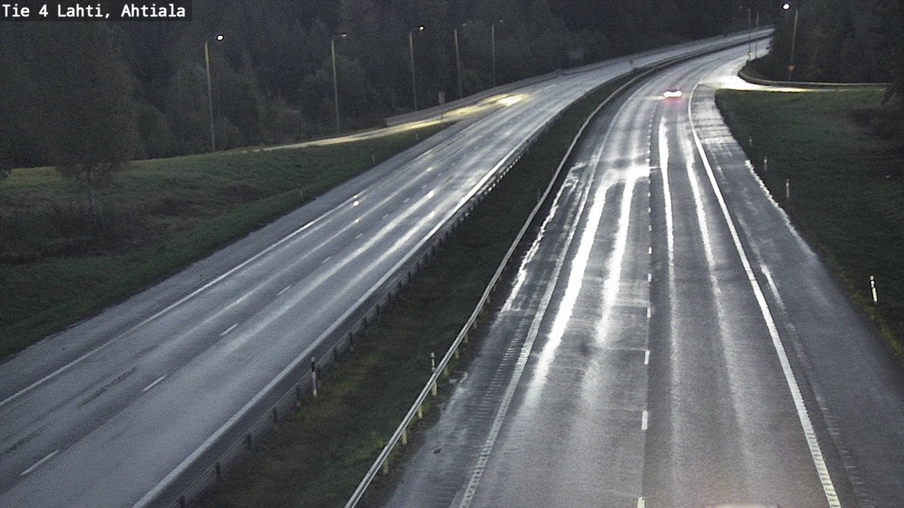 Weather Camera Image Väg 4 Lahti,, Lahti, Päijät-Häme