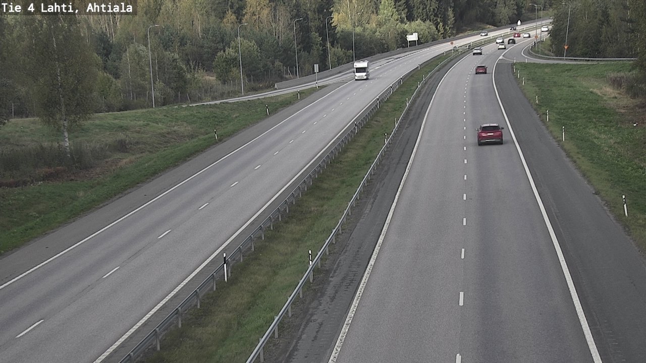 Weather Camera Image Väg 4 Lahti,, Lahti, Päijät-Häme