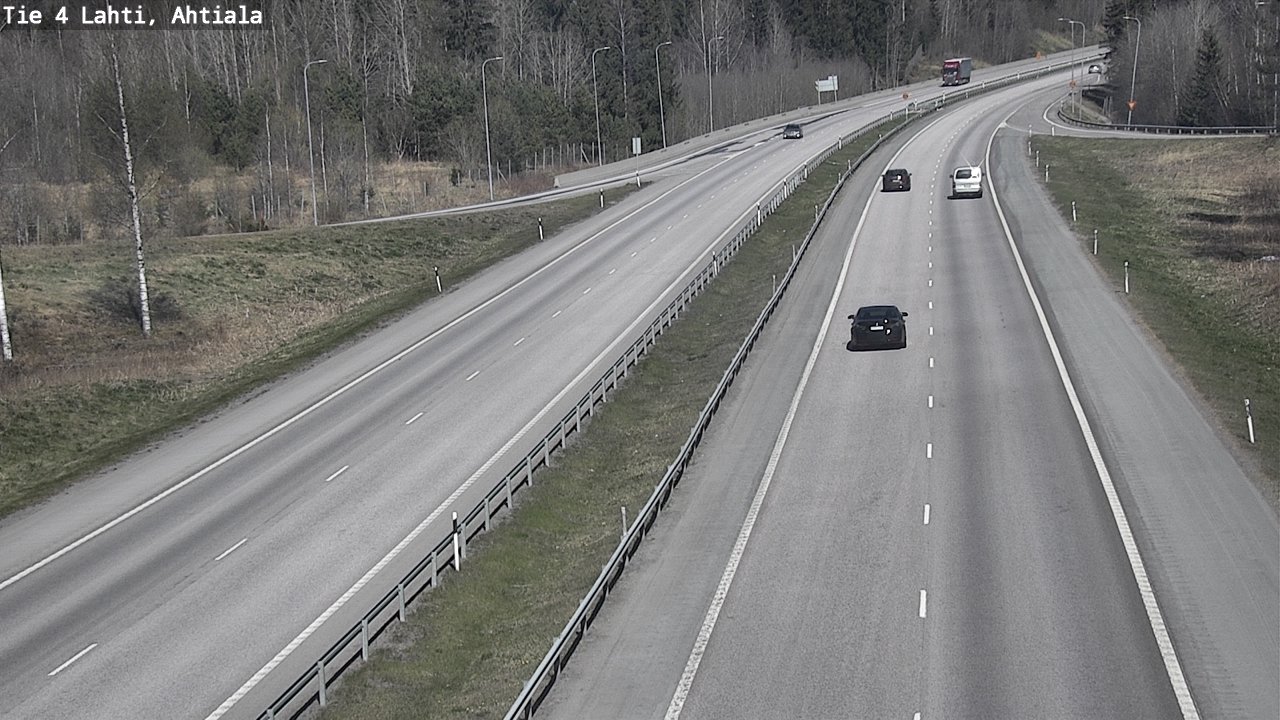 Weather Camera Image Väg 4 Lahti,, Lahti, Päijät-Häme