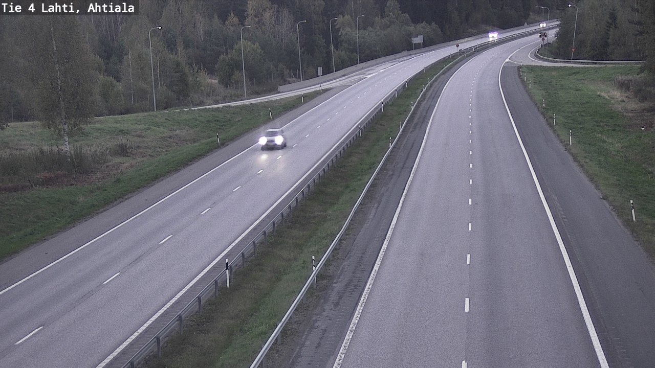 Weather Camera Image Väg 4 Lahti,, Lahti, Päijät-Häme