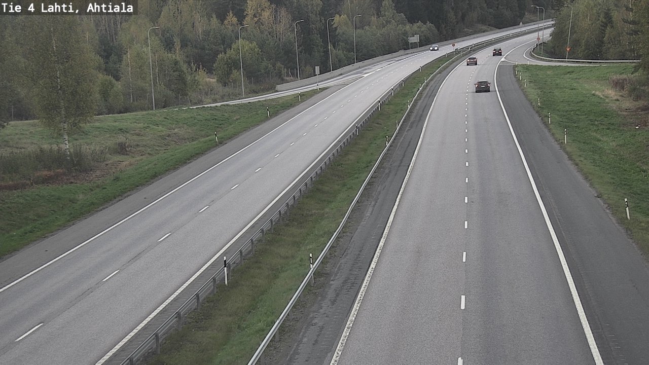 Weather Camera Image Väg 4 Lahti,, Lahti, Päijät-Häme