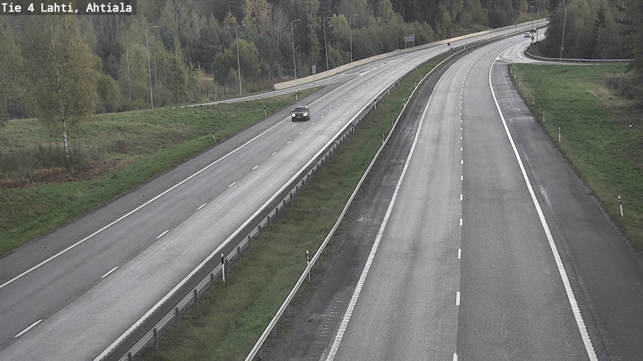 Weather Camera Image Väg 4 Lahti,, Lahti, Päijät-Häme