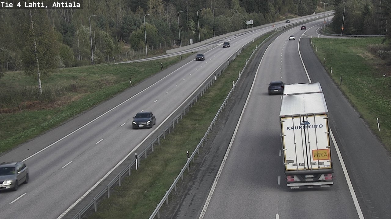 Weather Camera Image Väg 4 Lahti,, Lahti, Päijät-Häme
