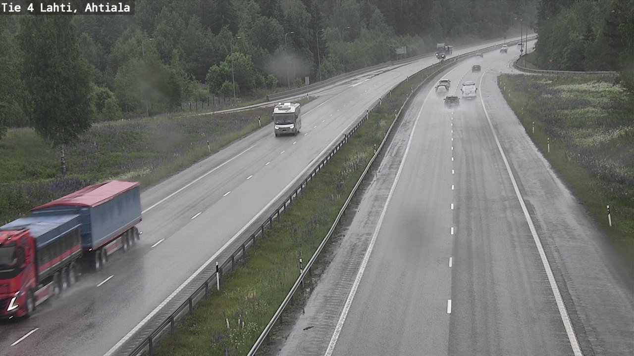 Weather Camera Image Väg 4 Lahti,, Lahti, Päijät-Häme