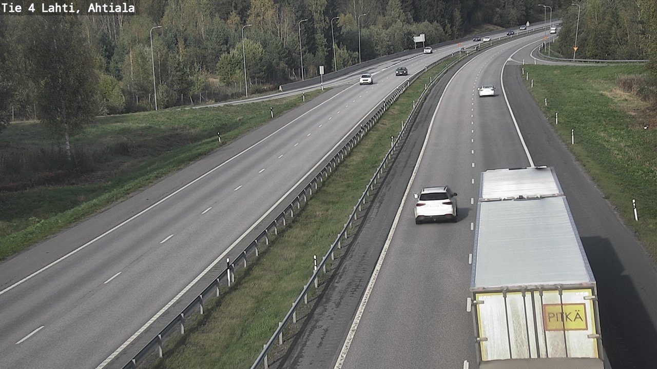 Weather Camera Image Väg 4 Lahti,, Lahti, Päijät-Häme